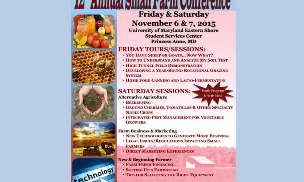 Small Farm Conference 11/6 & 11/7